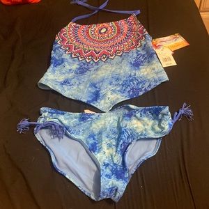 Blue Angel Beach matching swim set NEVER USED!